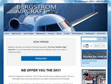 Tablet Screenshot of bergstromaircraft.com